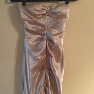 Gold Elegant Evening Gown by Xscape